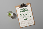 Minimal Retro Coffee Shop Menu, a Stationery Template by Neermana (Thumbnail 2 of 4)