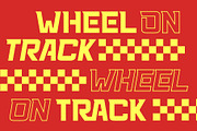 Racing 58 - Sport Racing Logo Font, a Sans Serif Font by Casloop Studio (Thumbnail 3 of 9)