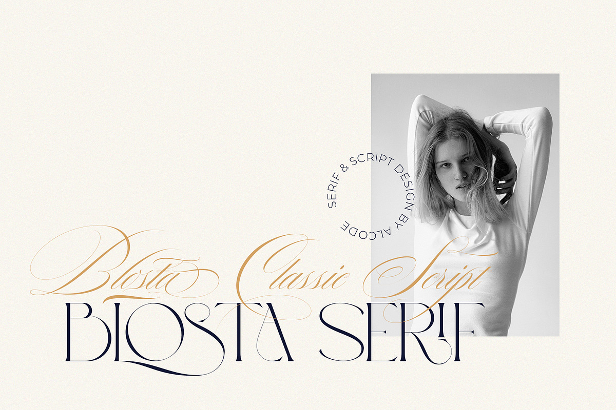 Blosta Font Duo Free Downloadv - UIFreebies