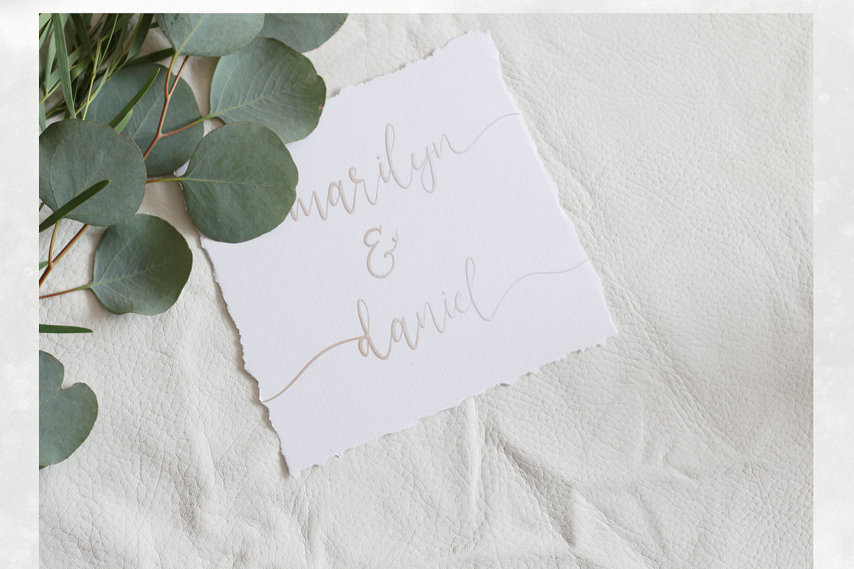 Demilo Brush Script With Swashes preview 6