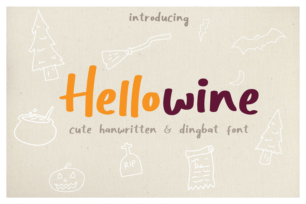 Hellowine - Cute Handwritten Font preview 7
