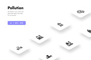 Pollution Icons, a Duotone Icon by HacaStudio (Thumbnail 1 of 3)