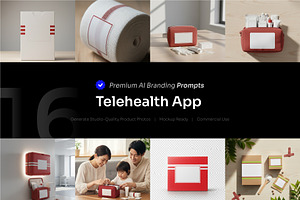 Telehealth App AI Prompt, a Health & Medical Photo by cidcud_graphic