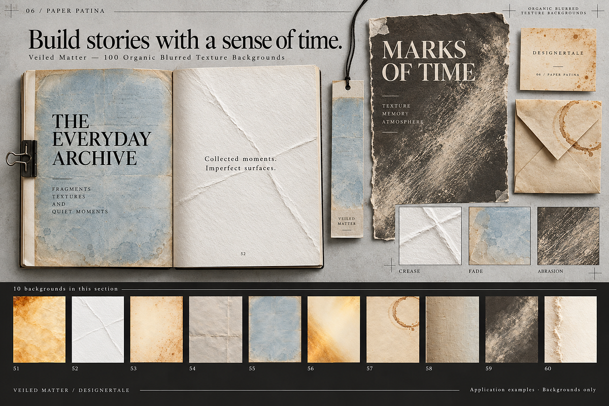 100 Organic Blurred Textures, a Background Graphic by Designertale (Photo 7 of 12)