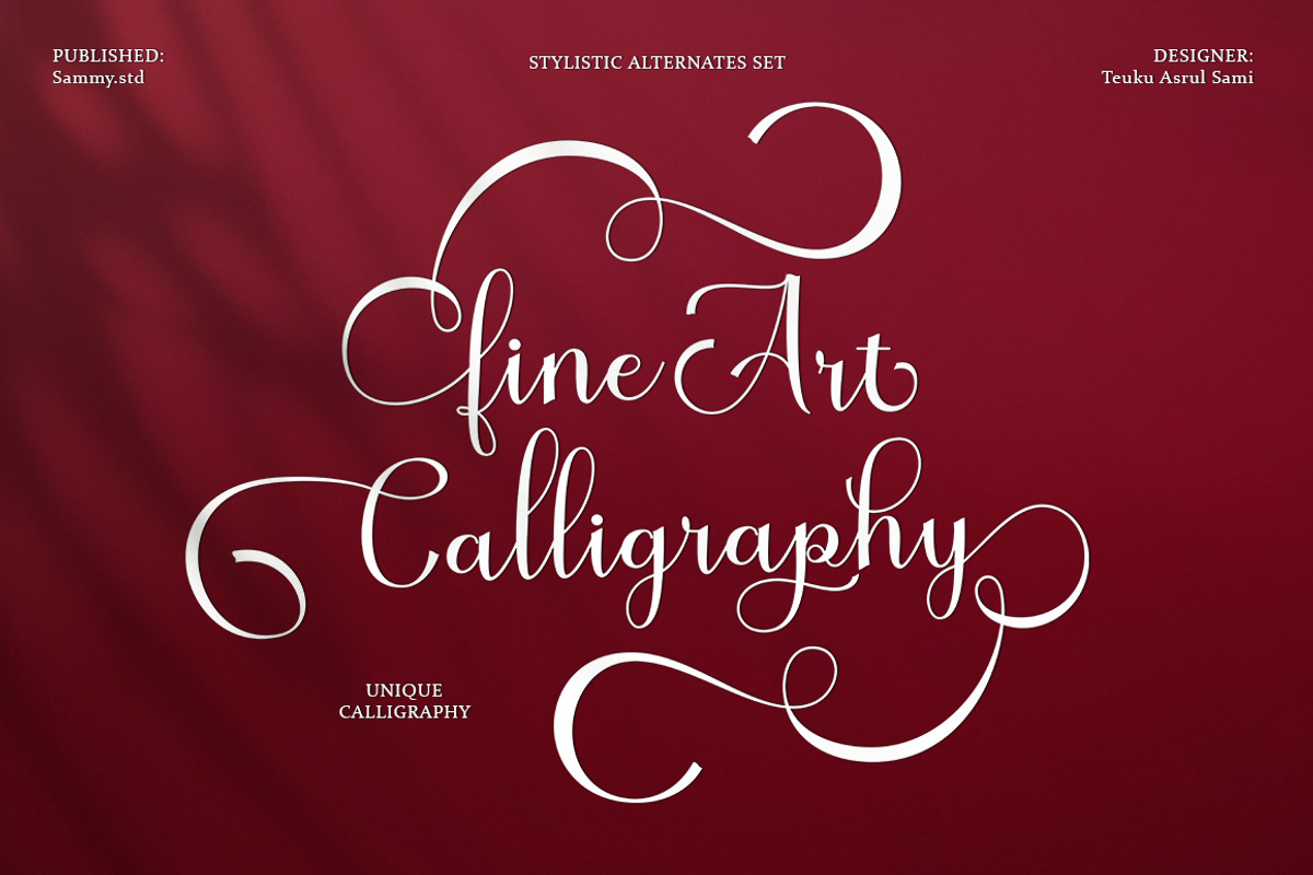 Benthura Script, a Script Font by Sammy Std (Photo 2 of 12)