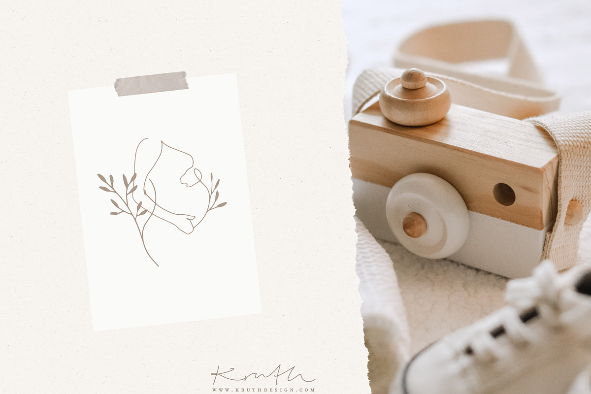 BELLY LOVE NO.2 / vector & png, an Illustration by KruthDesign (Photo 5 of 9)