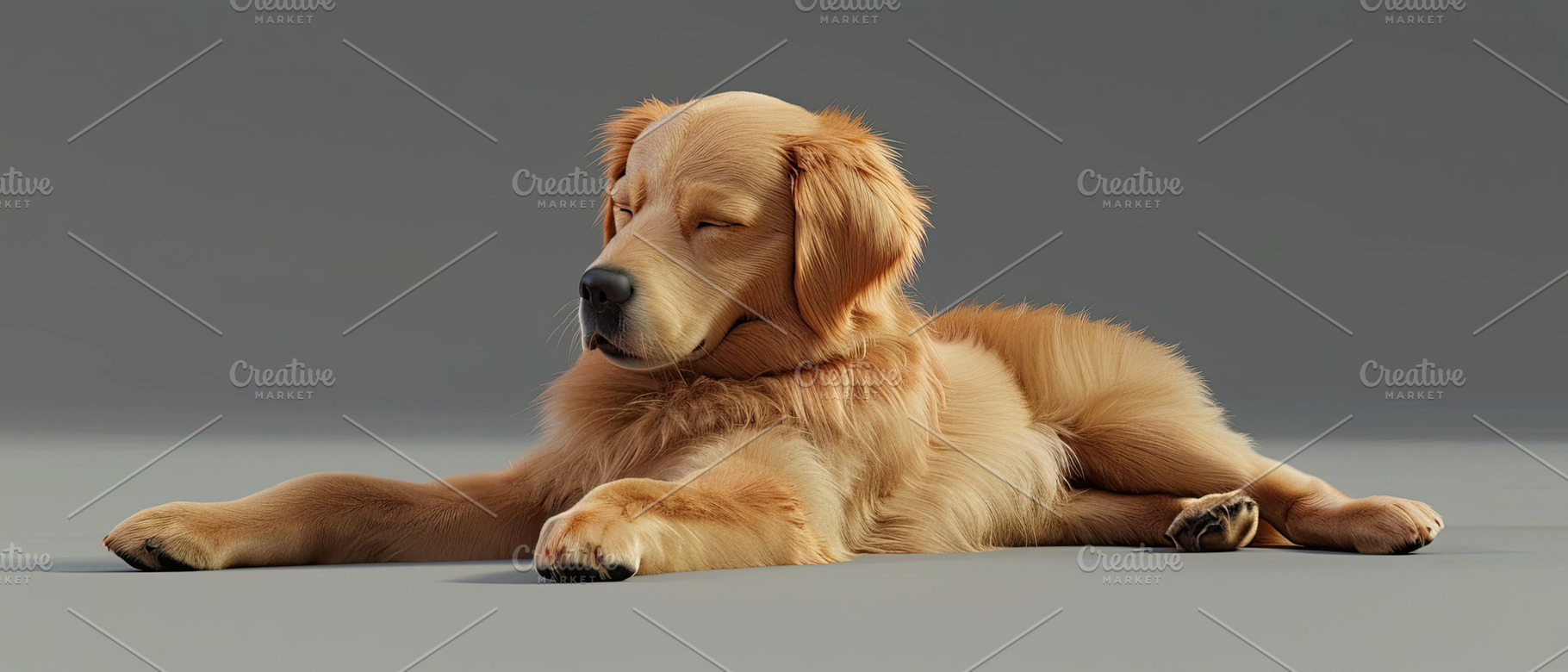 dog cute 3d ,render quality, widescr, a Photo by LOGOCREATIVE