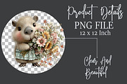 Whimsical Fall Autumn Capybara, a Seasonal Illustration by Rose Art (Thumbnail 8 of 9)