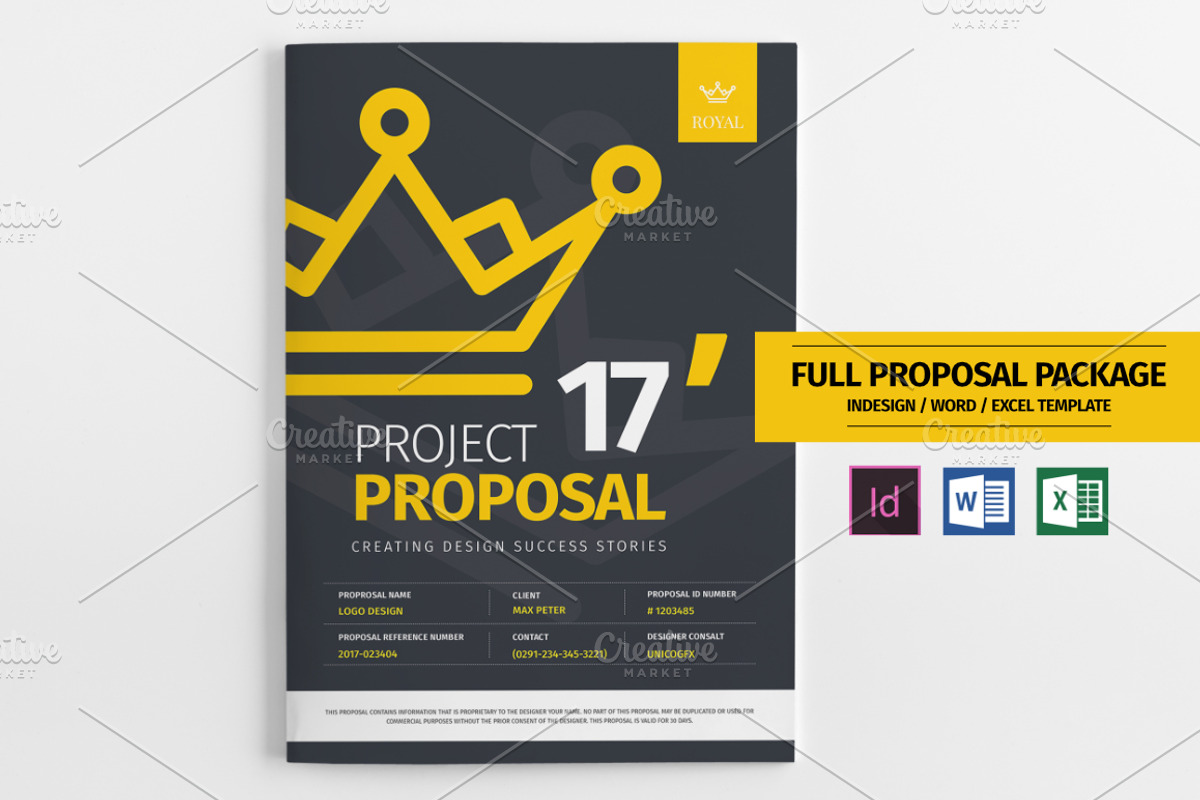 31 Page Full Proposal A4 / US Letter, a Stationery Template by Mastergfx (Photo 1 of 27)