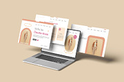 Laptop Screen Website Mockup, a Device Mockup by Amigos__46 (Thumbnail 3 of 5)