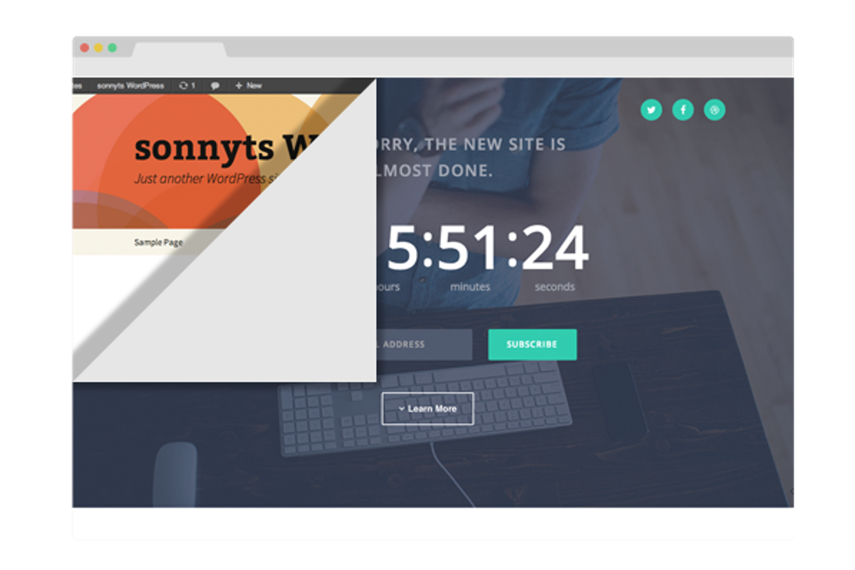 WP Bell - Countdown Landing Page, a Plug-in Add-On by ThemeWizz (Photo 2 of 3)