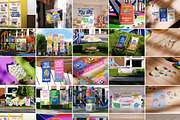 34 Kids Playground Branding Mockups, an Advertising Mockup by Vitora Mockup (Thumbnail 2 of 11)
