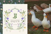 Garden Morning Cottage Core set, a Decorative Illustration by Yuliia Lashevska (Thumbnail 11 of 17)