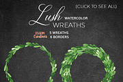 Olive Branches Watercolor Clipart, an Illustration by Essem Creatives (Thumbnail 4 of 6)