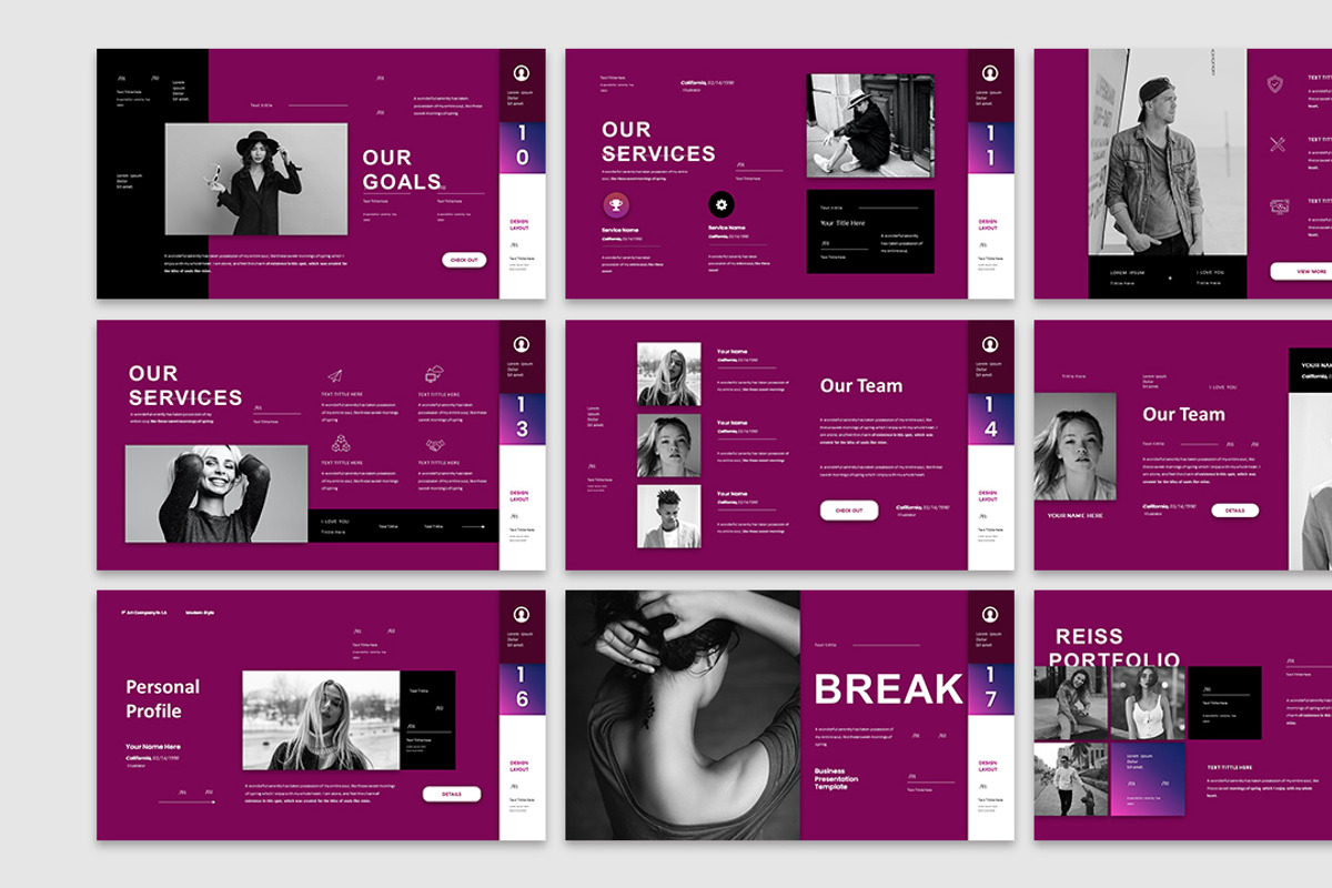 Reiss Presentation Template, a Presentation Template by Analogous Temp (Photo 3 of 5)