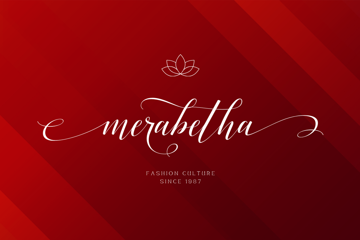 Rosething - Calligraphy Font, a Script Font by Sronstudio (Photo 4 of 12)