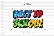Text Effect Back to School, a Layer Style Add-On by Navy Graphic (Thumbnail 1 of 2)