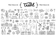 Vector set on the theme of travel, an Object Graphic by Olga Chuklay (Thumbnail 2 of 2)