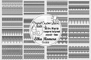Digital Crochet Laces Bundle, an Object Graphic by Elka Romero Creations (Thumbnail 3 of 5)