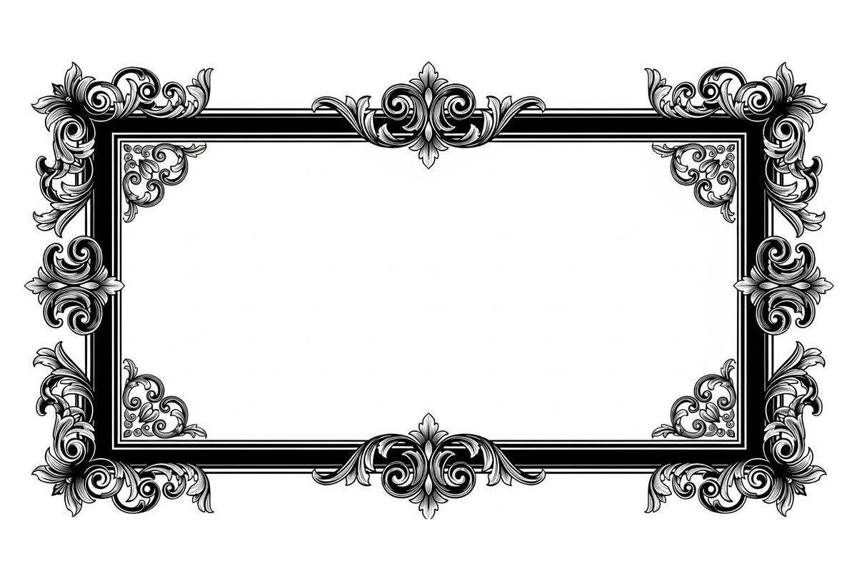 Ornamental Vintage Frame Border Bund, an Illustration by Creativeshirt (Photo 24 of 31)