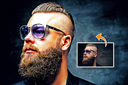 Cartoon Oil Painting, an Action Add-On by U_Design (Thumbnail 2 of 8)
