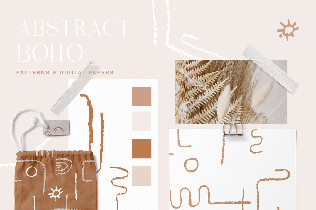 Abstract Boho Patterns, a Pattern Graphic by Youandigraphics (Photo 7 of 16)