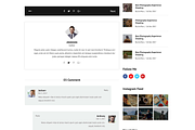 My Blog - Web Template PSD, a Templates & Theme by Themeix (Thumbnail 4 of 5)
