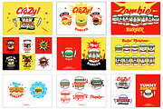 Crazy Burgers Vector Illustrations, an Education Illustration by dimpo ⚡️ ART ® (Thumbnail 7 of 7)