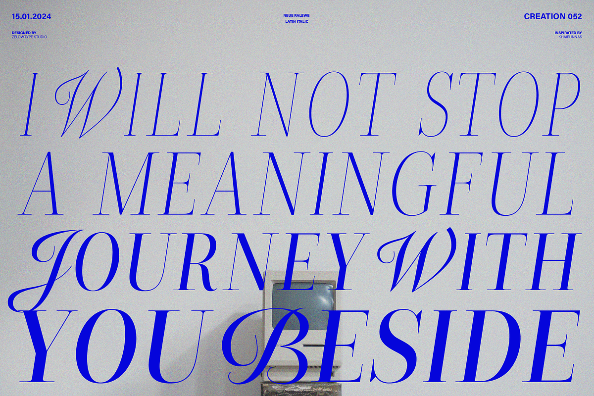 ZT Neue Ralewe Luxury Serif 90 Font, a Serif Font by zelow type (Photo 11 of 24)