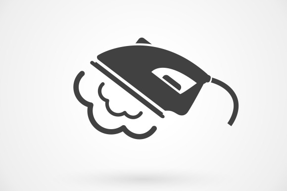 Vector Iron Appliance Icon
