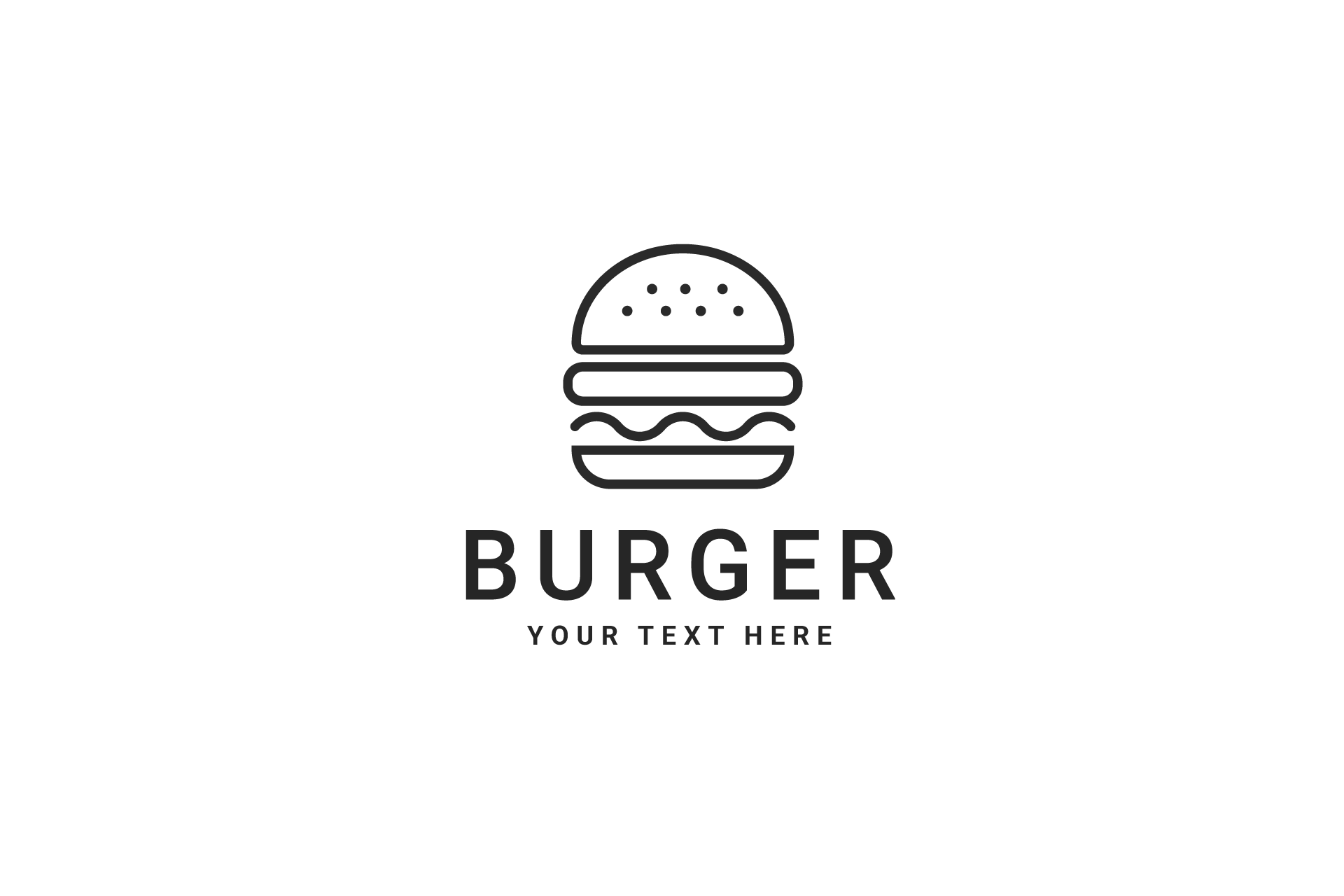 Burger Logo Design | Branding & Logo Templates ~ Creative Market