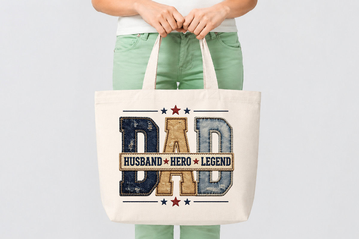 DAD Husband Hero Legend, Fathers Day, a Seasonal Illustration by Canvas Craft (Photo 4 of 6)
