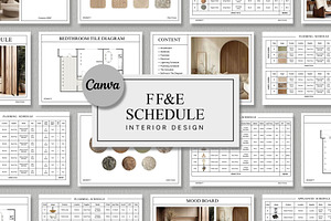 Interior Design FF&E Schedule, a Presentation Template by SKY CREATION