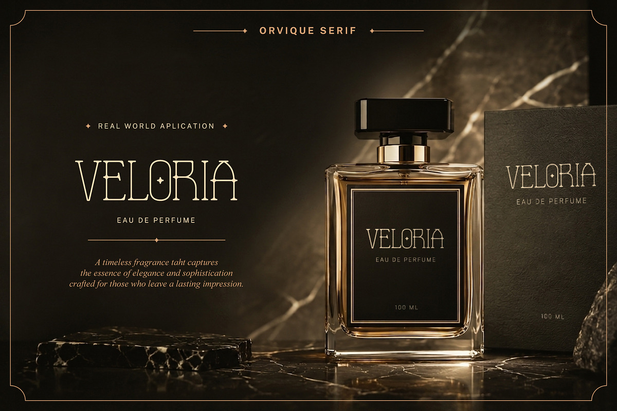 Orvique Serif – Elegant Luxury Font, a Serif Font by Hakara Type (Photo 8 of 10)
