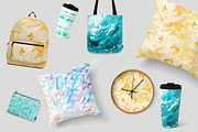 Hand painted backgrounds bundle, a Pattern Graphic by MiraBell (Thumbnail 18 of 19)