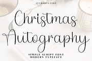 Christmas Autography, a Handwritten Font by InermediaSTUDIO (Thumbnail 1 of 7)