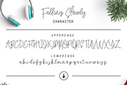 Falling Slowly, a Script Font by QueenType (Thumbnail 5 of 5)