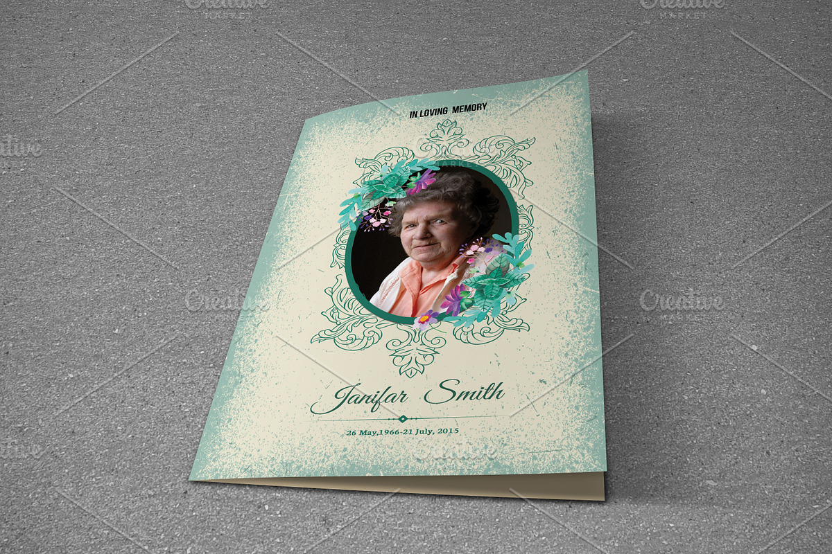 Funeral Program Template-T548, a Brochure Template by Template Shop (Photo 2 of 4)