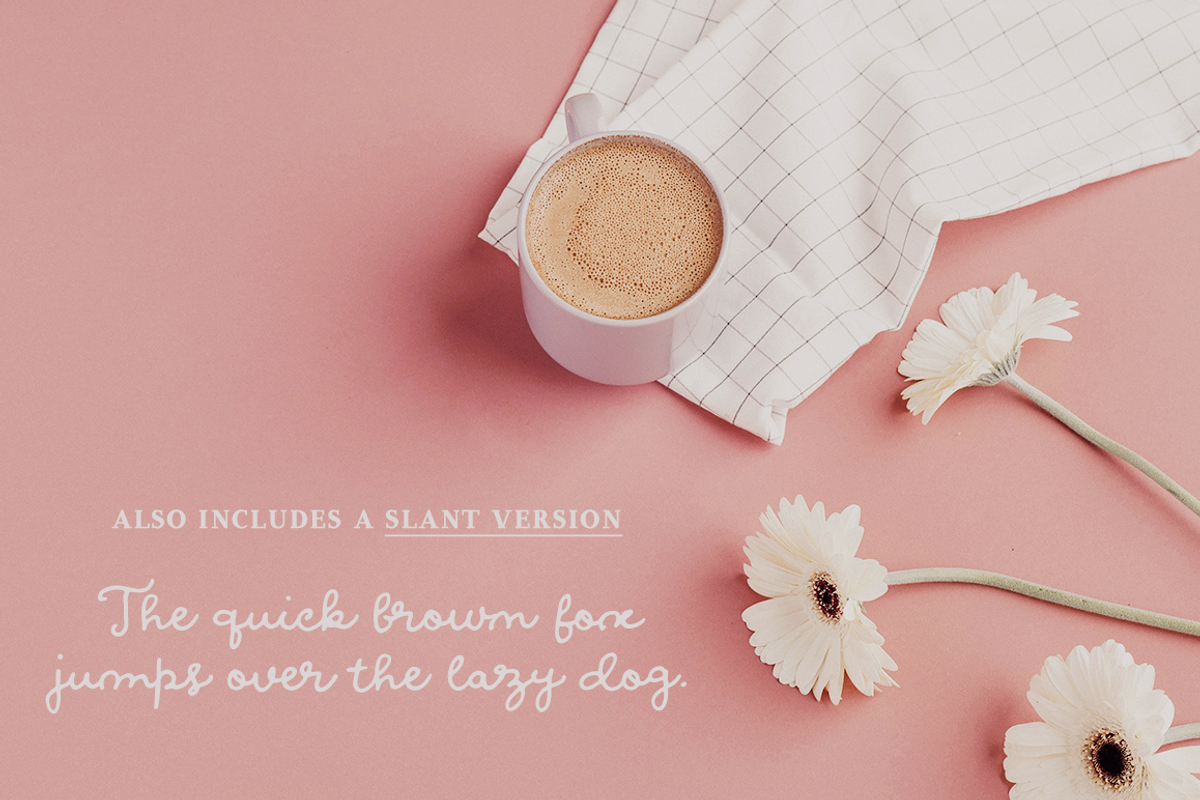 Me and my dog script font preview 8