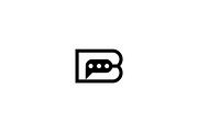 Modern Letter B Chat Logo, a Branding & Logo Template by Luxury Logos (Thumbnail 3 of 4)