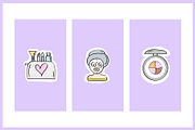 18 Instagram Icons BEAUTY PACK, a Social Media Template by Kristina Dubnovitskaya (Thumbnail 2 of 6)