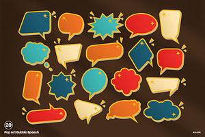 Pop Art Speech Bubble