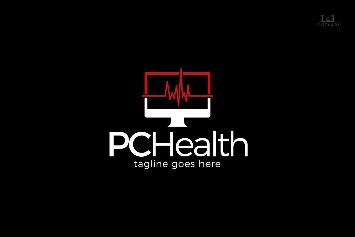 PC Health Logo, a Branding & Logo Template by LogoLabs