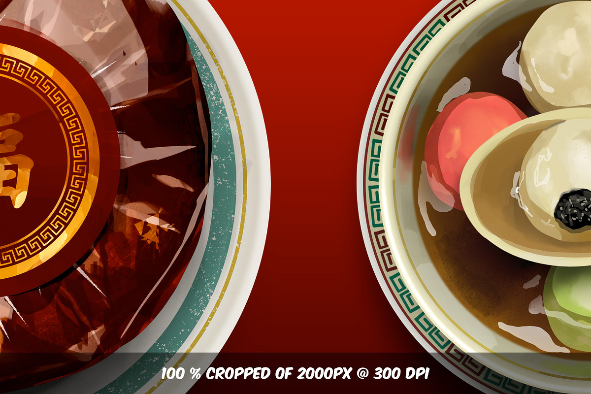 Chinese New Year Dishes Hand drawn, a Food Illustration by DickyJiang Illustrations (Photo 4 of 5)