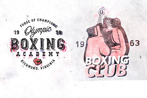 20 Vintage Boxing & Gym Logos