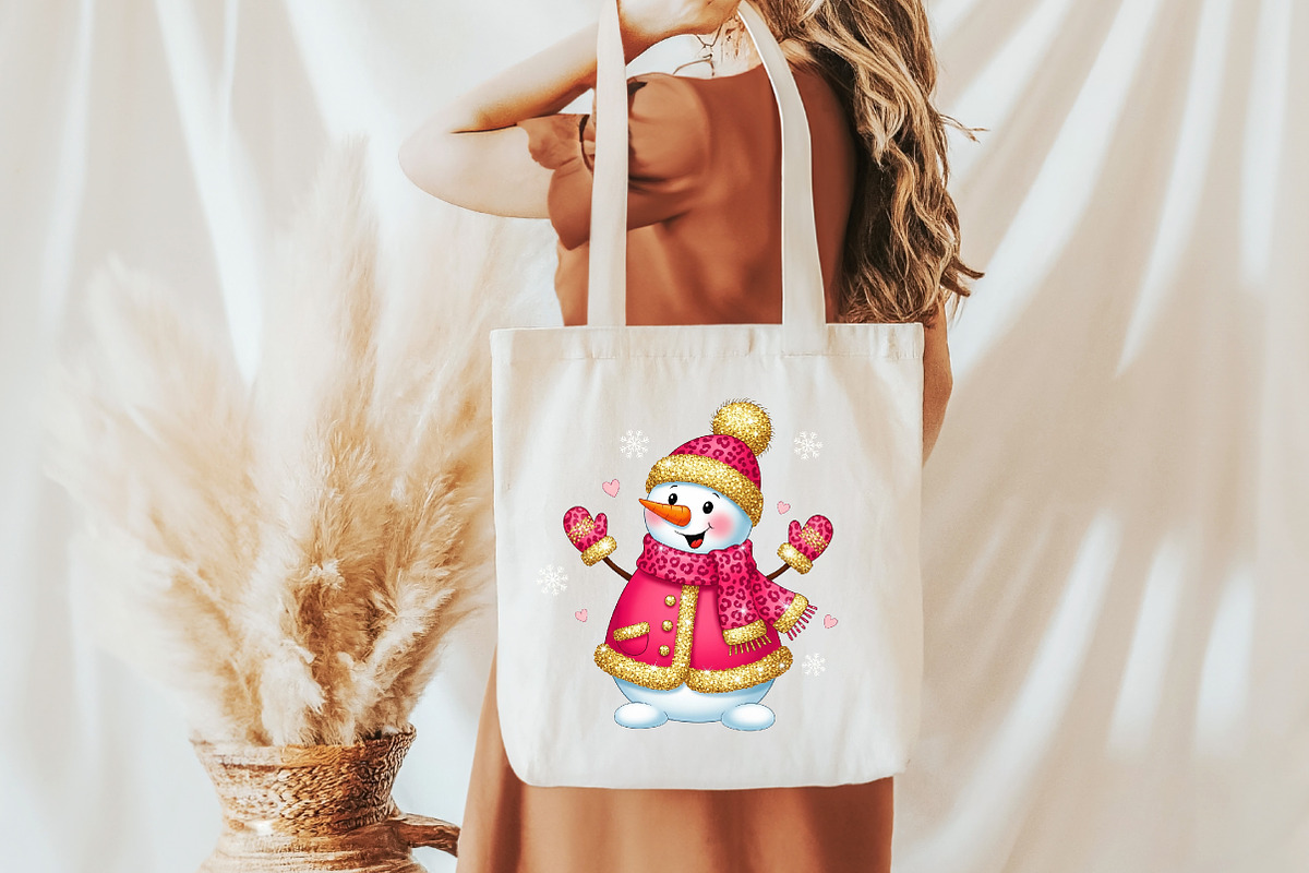 Cute Leopard Snowman Glitter Png, an Illustration by Designworld (Photo 5 of 5)