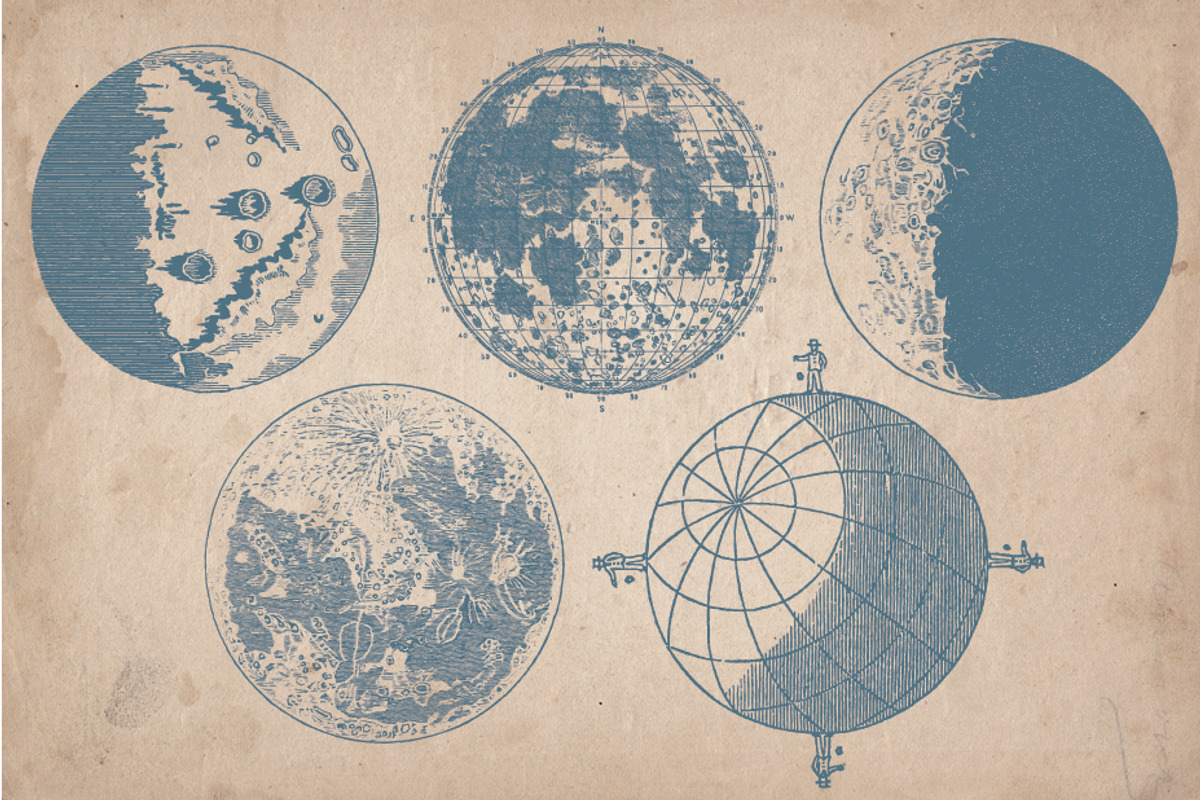 Vintage Illustrations - Astronomy, an Illustration by Mr Vintage (Photo 2 of 5)