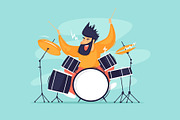 Rock band., an Illustration by Podis (Thumbnail 3 of 4)
