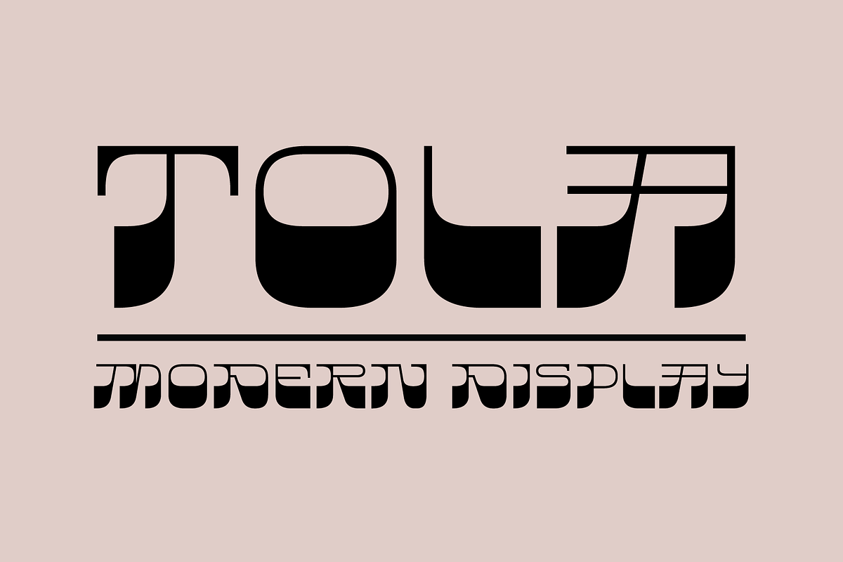 Tola font, a Font by EwaOlszewska