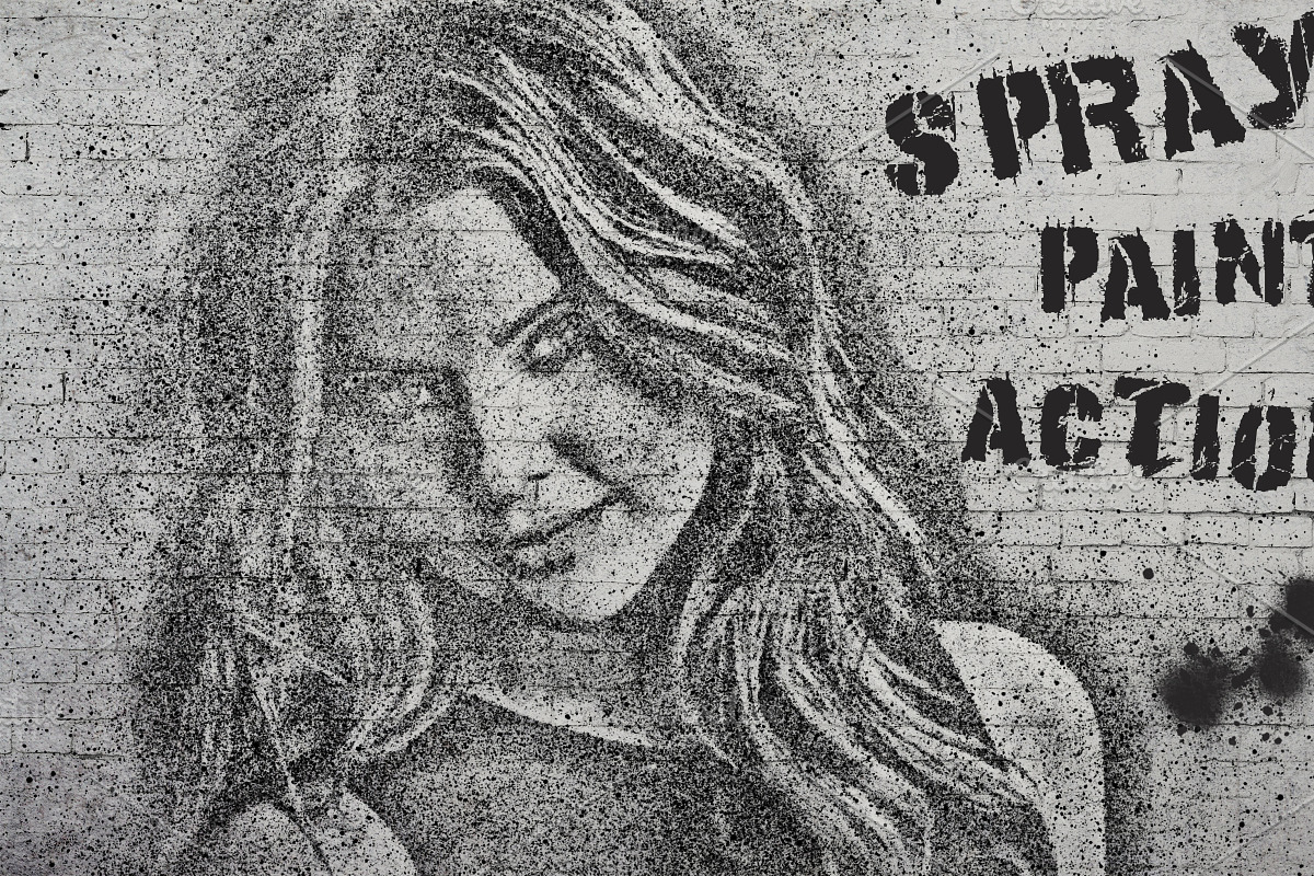 Spray Paint Action, an Action Add-On by Weeknd (Photo 1 of 6)